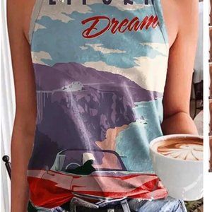 Sonjadress California Dreaming Sleeveless Tank SzL